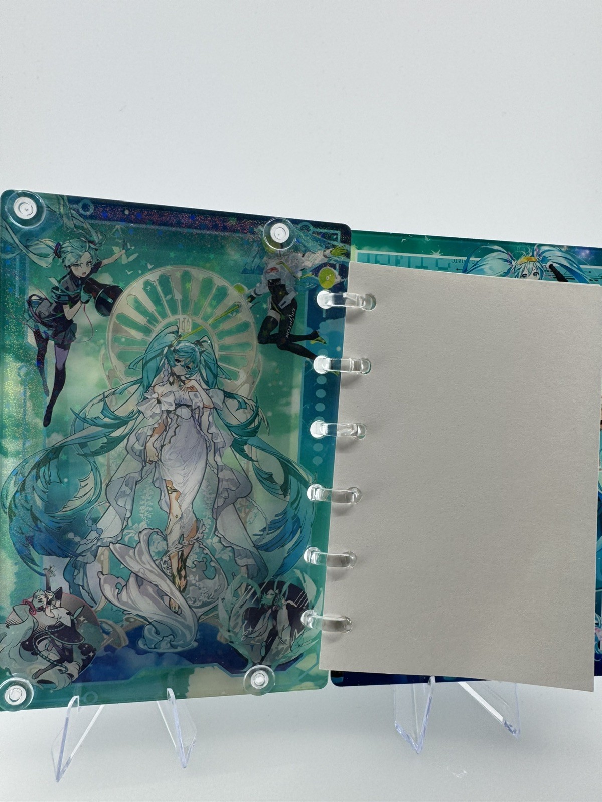 New Hatsune Miko Acrylic Shaker Mini Notebook (A7 size- Small)