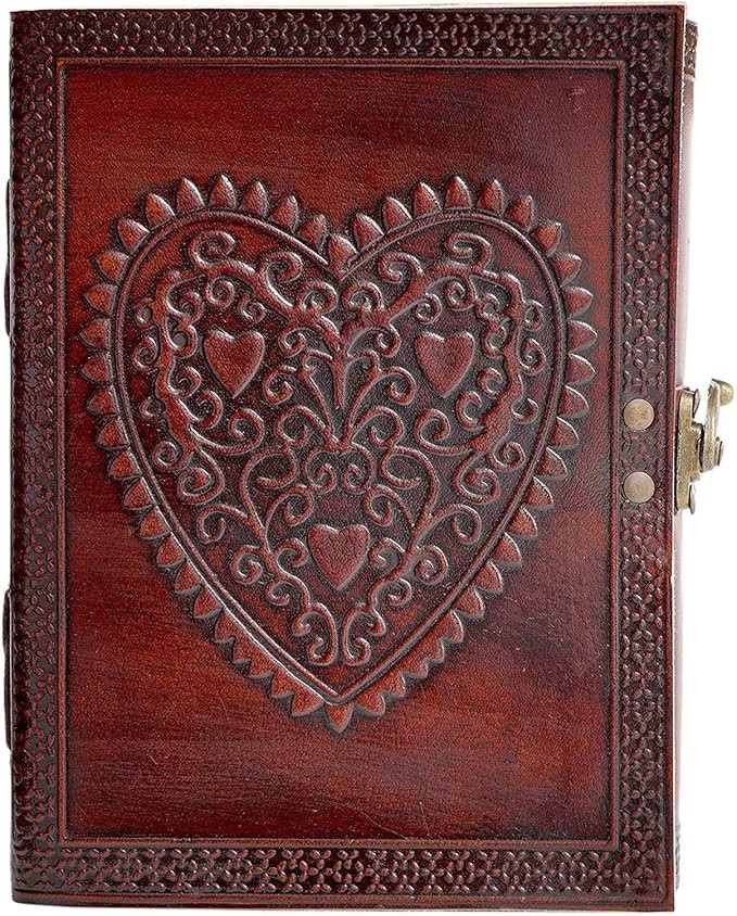 Genuine Leather Journal Set 7×5 & 6×8 | 200 Blank Pages | Buy One Get One Free