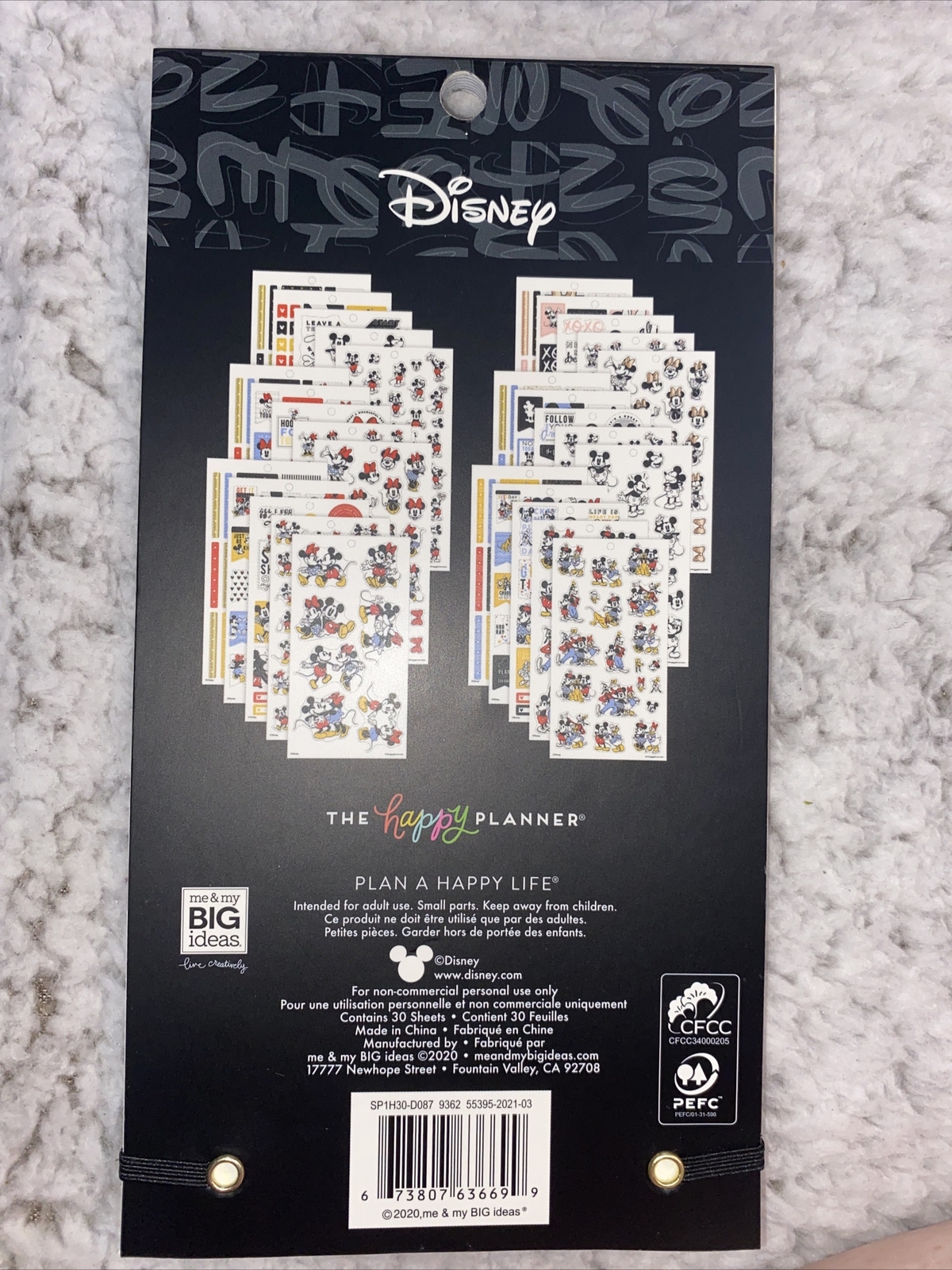 Disney © Value Pack Stickers – Mickey & Friends Magic Plans 582 NEW