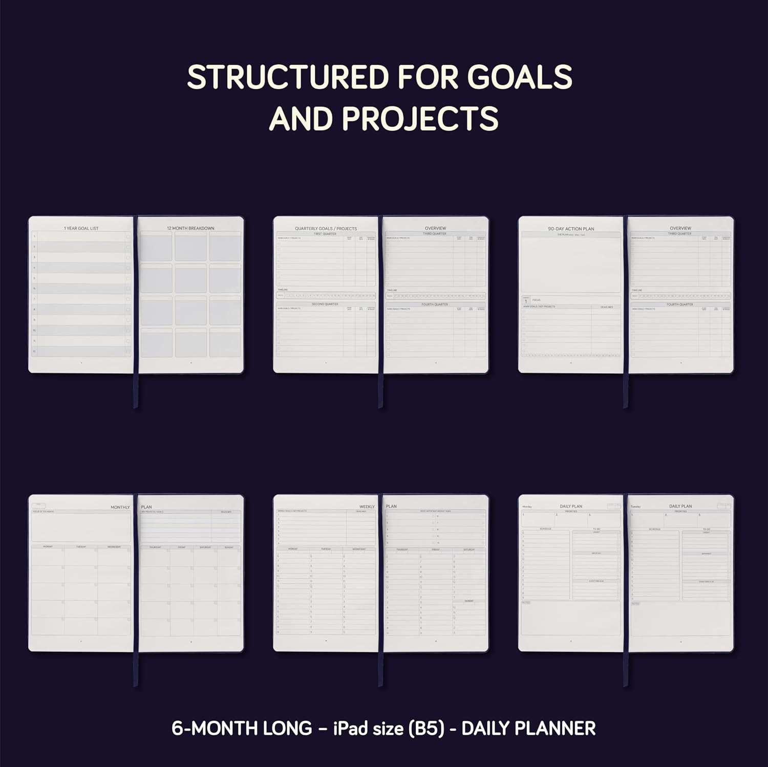 Work Planner for Business Project,Schedule & Goal Setting, Hourly