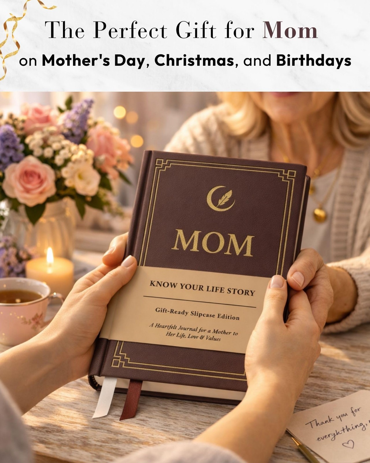 Know Your Life Story®, Mom Gifts: I Want to Story Dark Brown