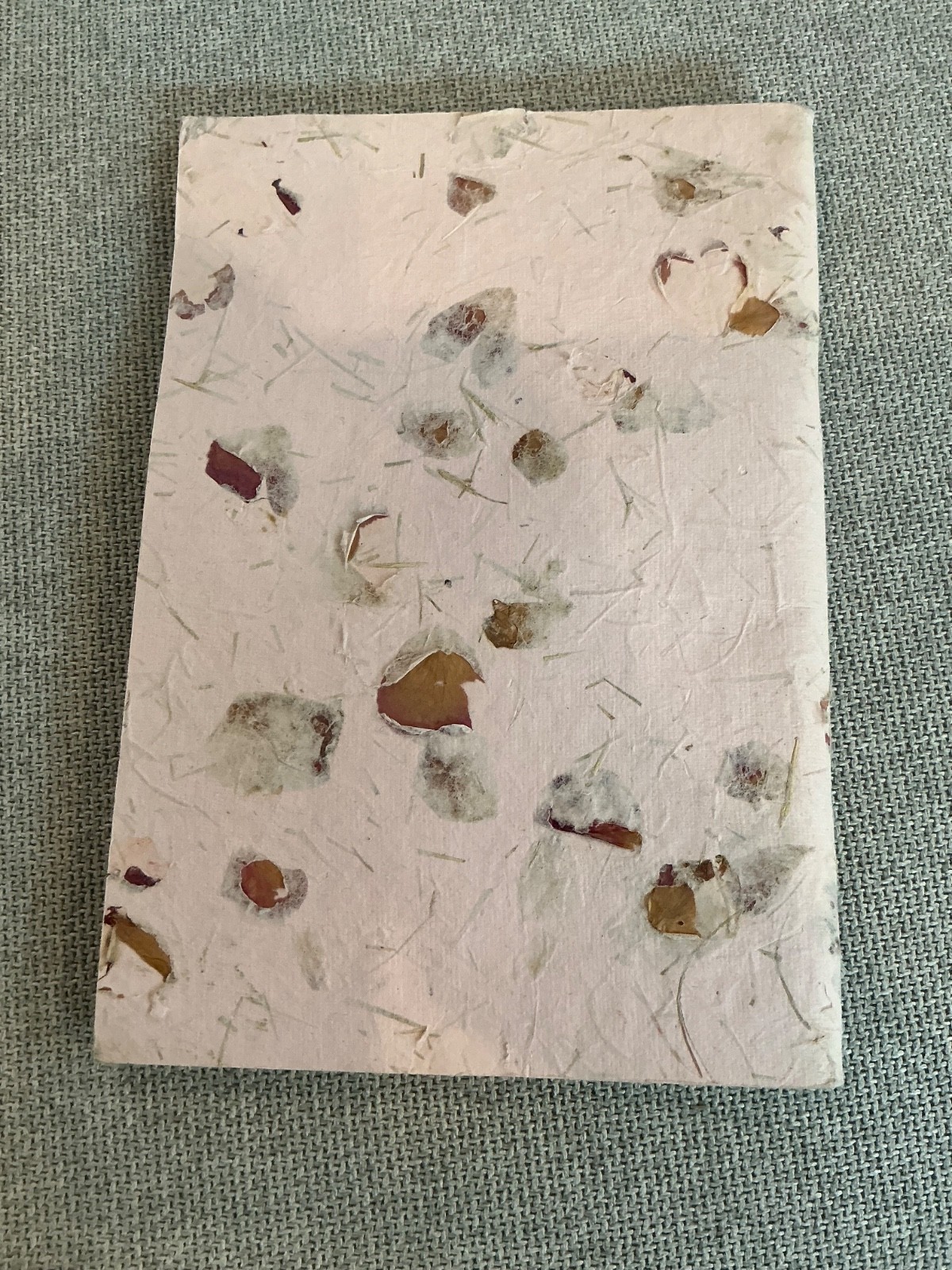 Journal Notebook NEW Recycled Paper Pink Cover 8.5″