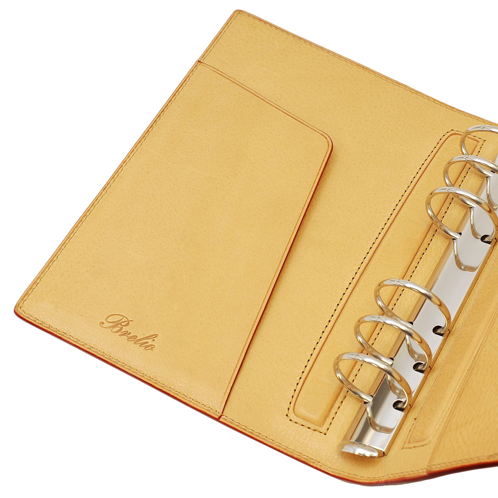 Breilio System Planner Bible Size Minerva Box Ring Diameter 30 mm Belt Natural 5