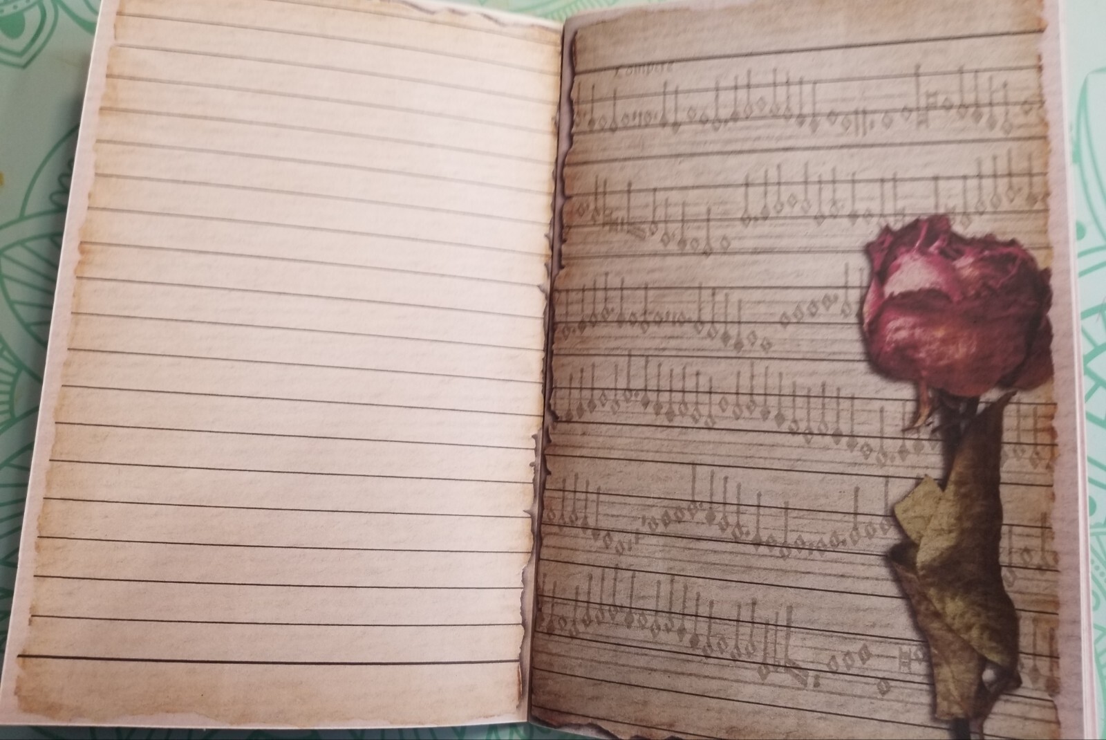 Junk Journal Blank Booklet “THE BALLERINA” HANDMADE Dance Ballet