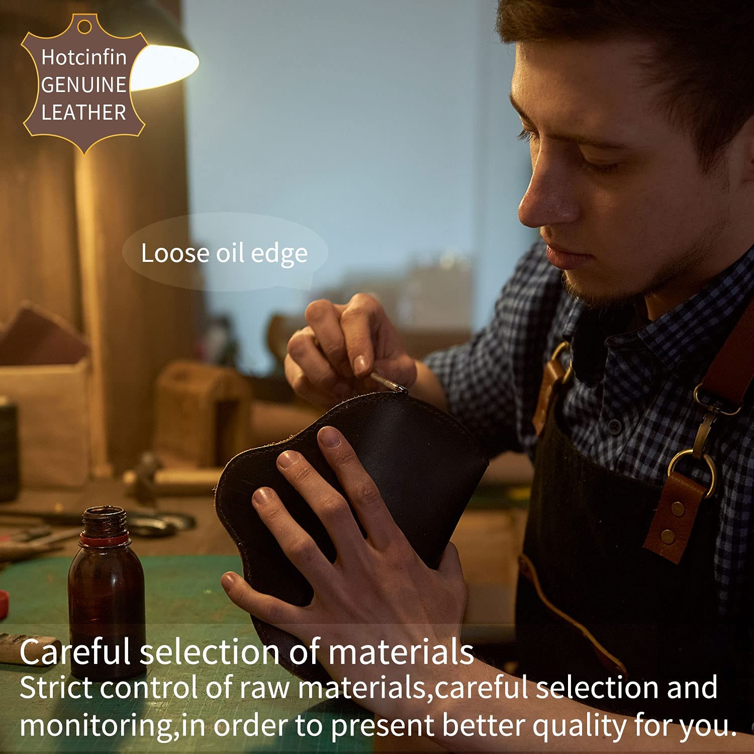 Hotcinfin Leather Bound Journal for Men/Women, Rustic 6X8 Inch, dark brown