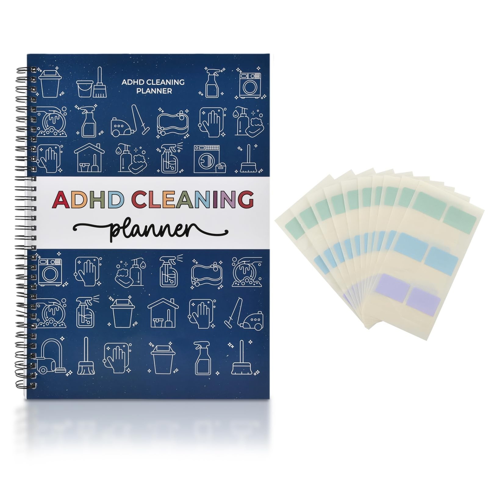 Adhd Cleaning Planner Daily Weekly Monthly Yearly Household Cleaning Planner