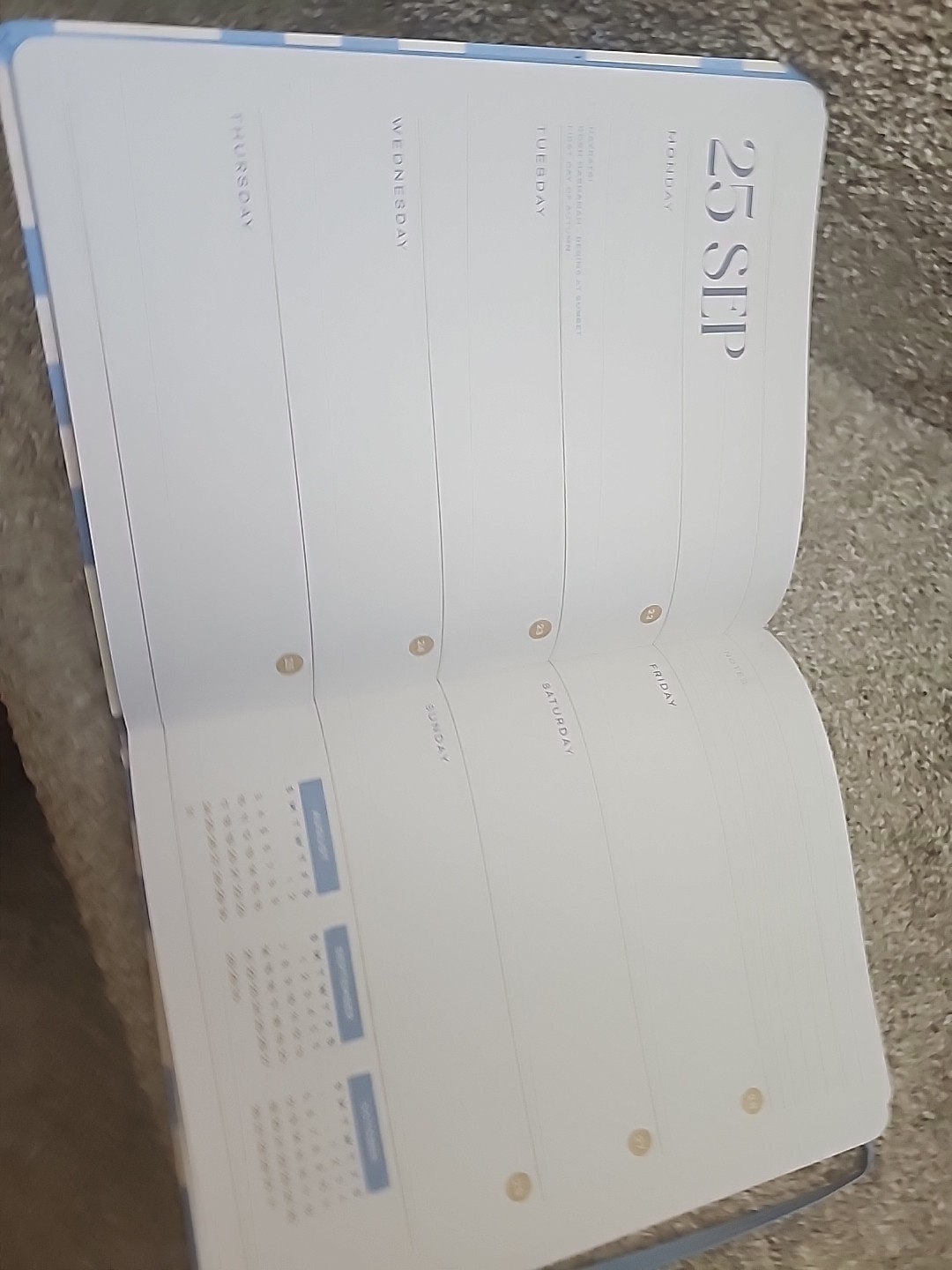 ThinkInk 12 Month Planner 8×10 Hardcover Heavyweight Paper JULY 2025 – JUNE 2026