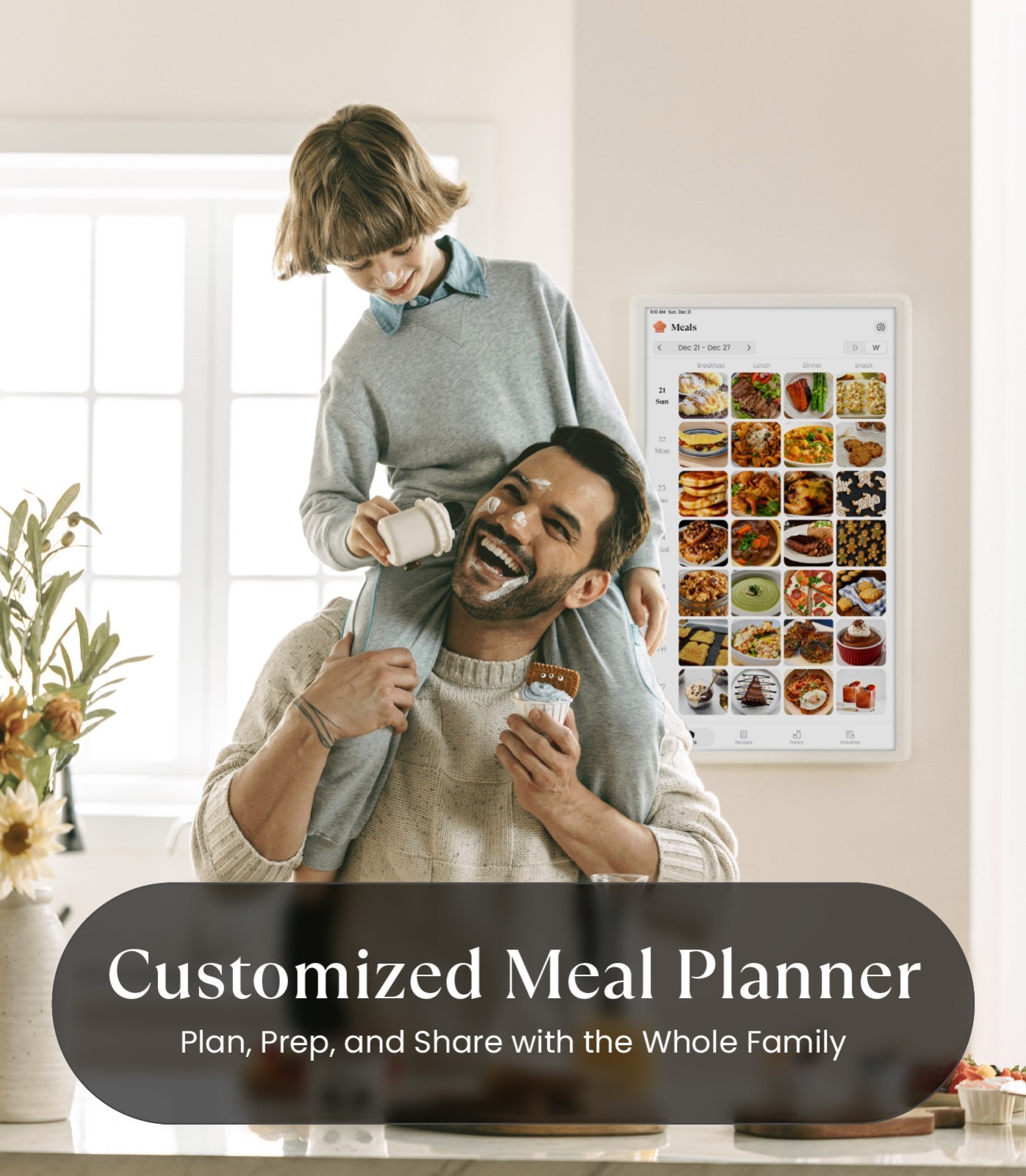 Cozyla Digital Calendar+2: 32″ 4k Smart Electronic Wall Calendar Family Planner