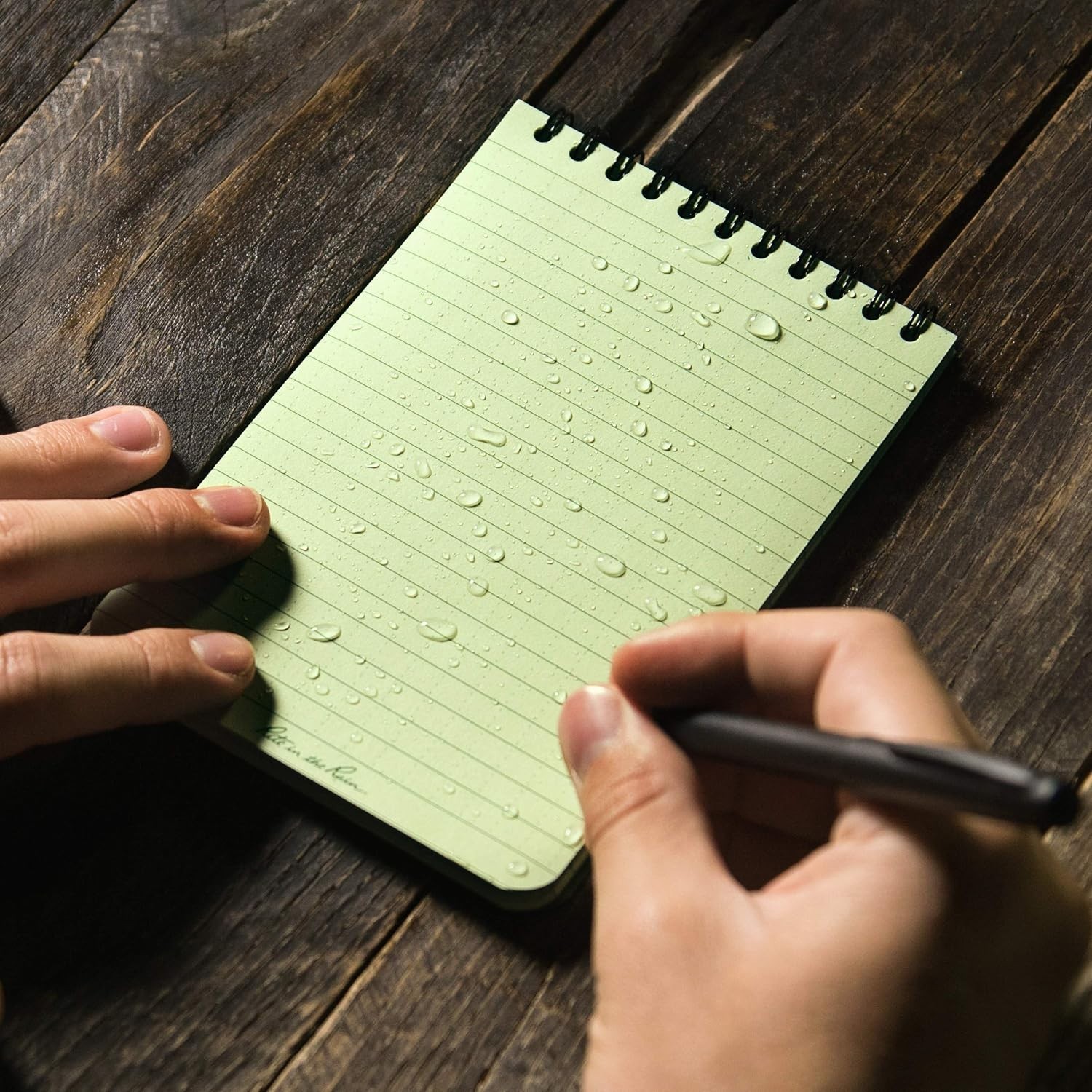 All-Weather Green Spiral Notebook 6 Pack