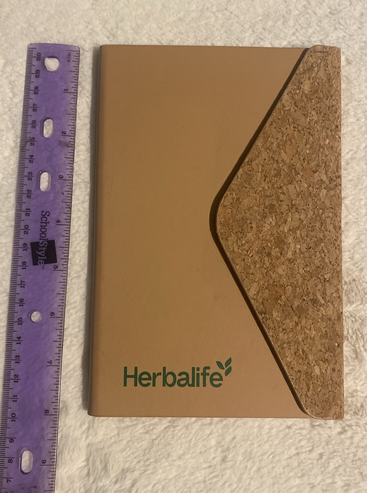 Herbalife Cork Journal 120 sheets lined 5.5 x8 New
