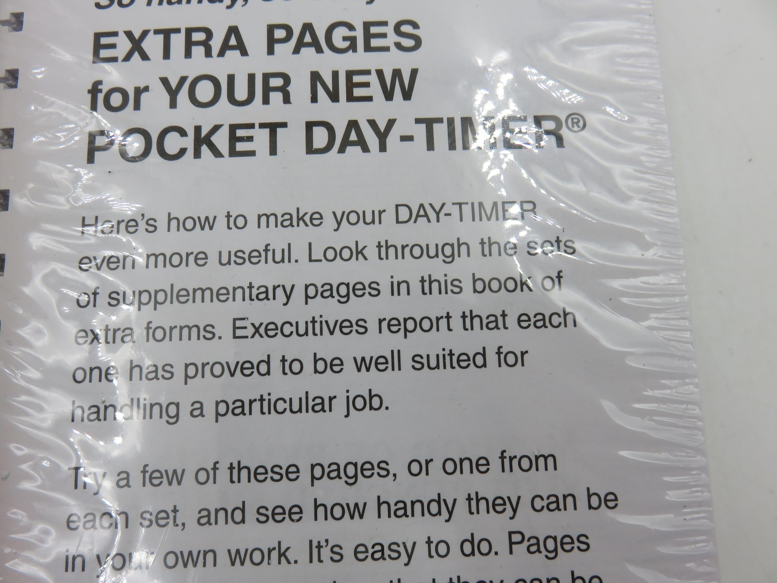 NOS Day-Timer Pocket Compact Extra Pages Planner Refills Lot Of 2 Color Inserts