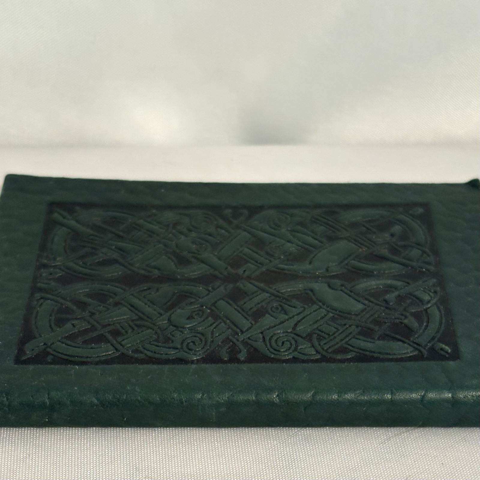 Celtic Design Leather Address Book Alphabet Tabs 3 x 4.5 Knot Gold Edges Small