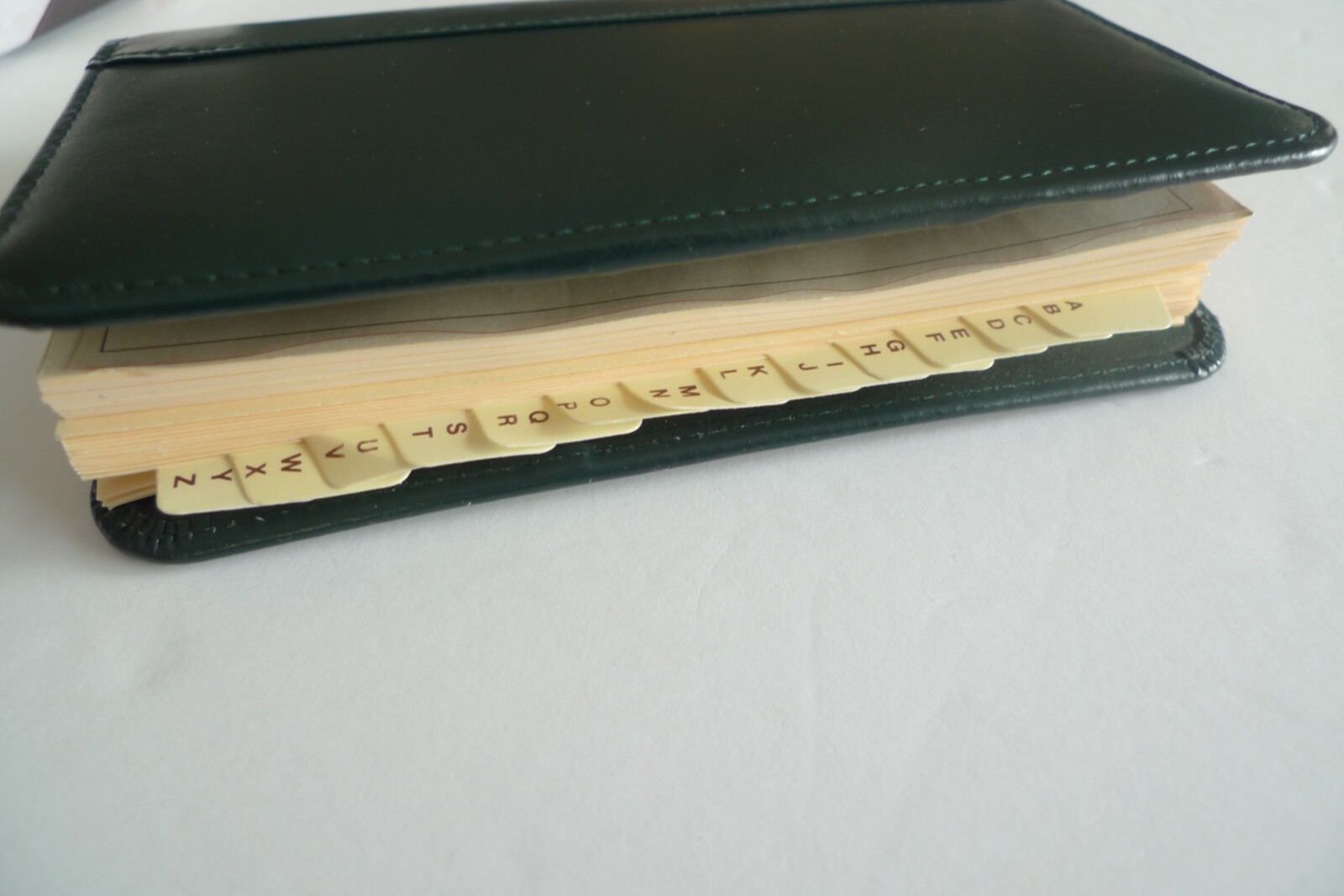 LODIS- LEATHER POCKET AGENDA- NEW OLD 1996 STOCK- IN PACKAGE-GREEN LEATHER