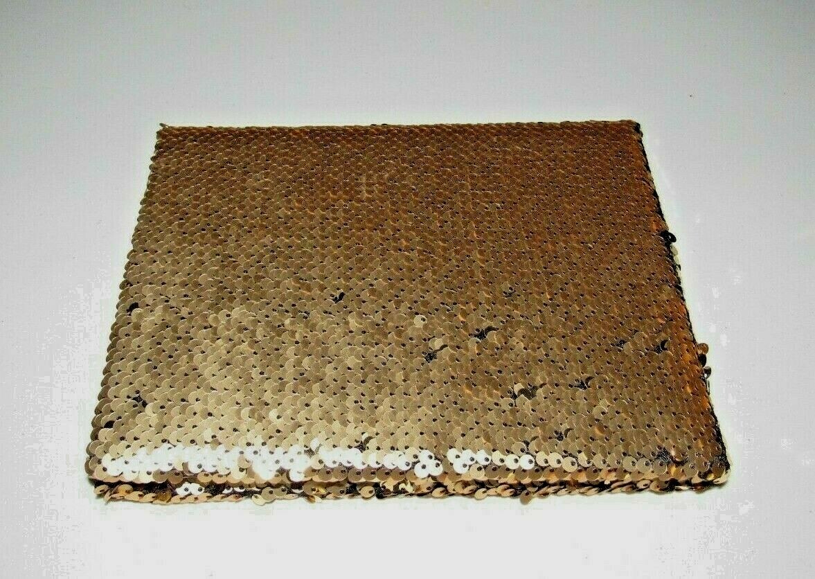 PAPER STUDIO DELUXE GOLD SPARKLE SEQUIN DECORATIVE JOURNAL