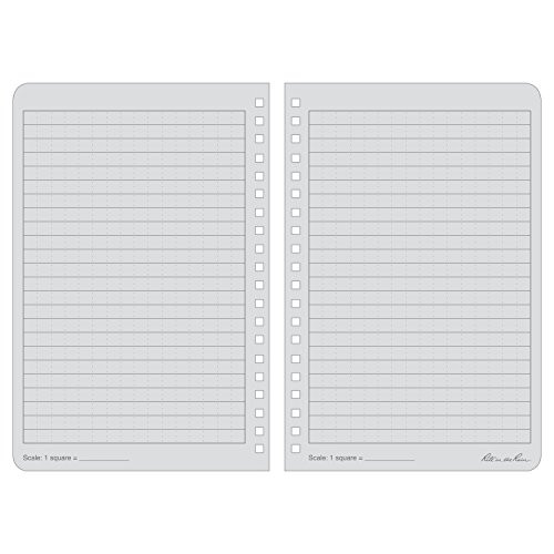 Hi Vis Green Waterproof Notebook 64 Pages Wire O Binding Outdoor Journal