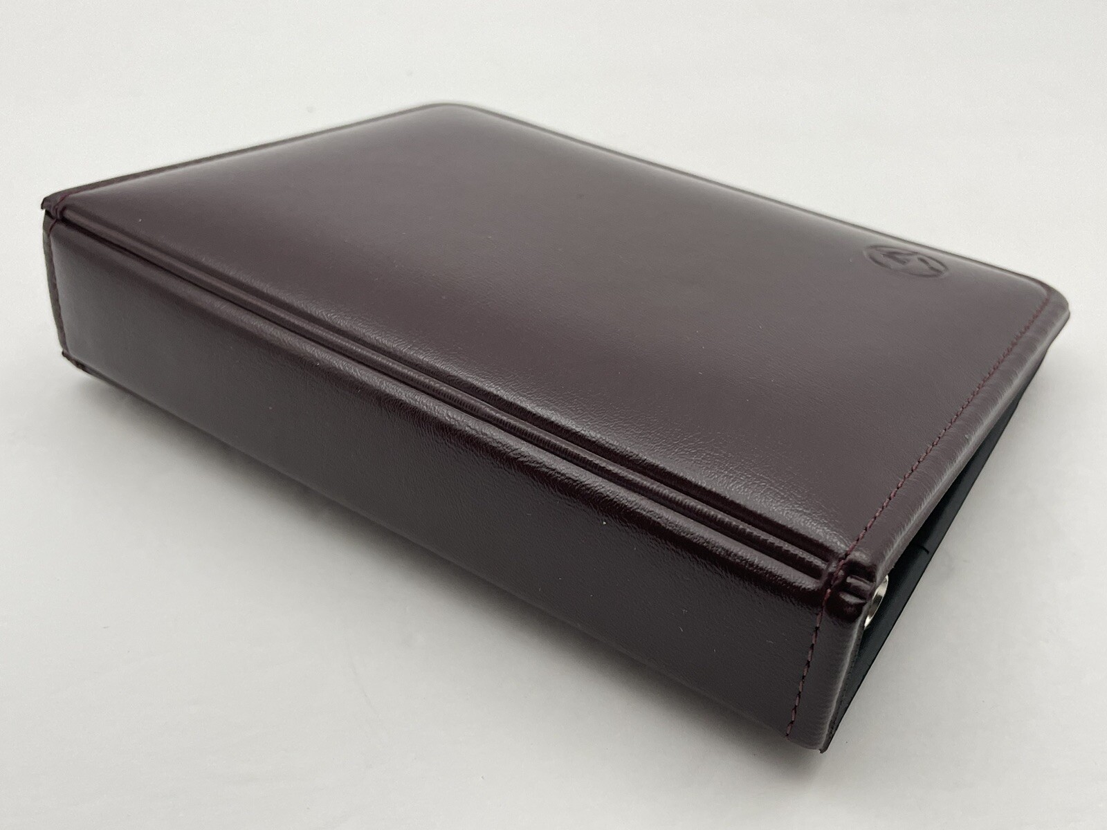 AMB Vinyl Open Burgundy Binder Planner Ring 7.5 x 5.5 inch Made in USA