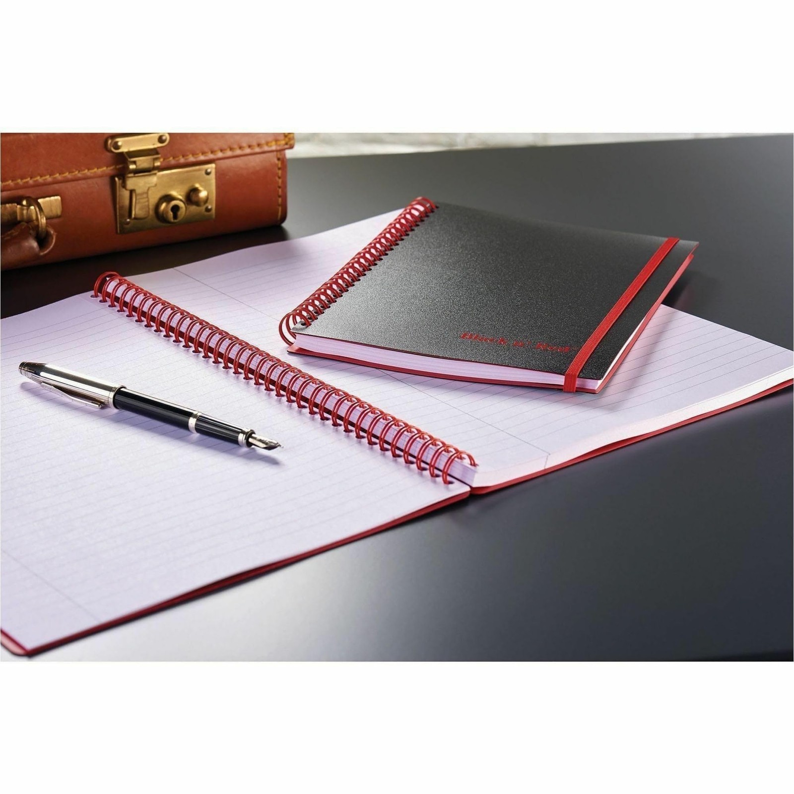 Black n’ Red Notebook, Business Journal, 11-3/4″ x 8-1/4″, 70 1 Count,