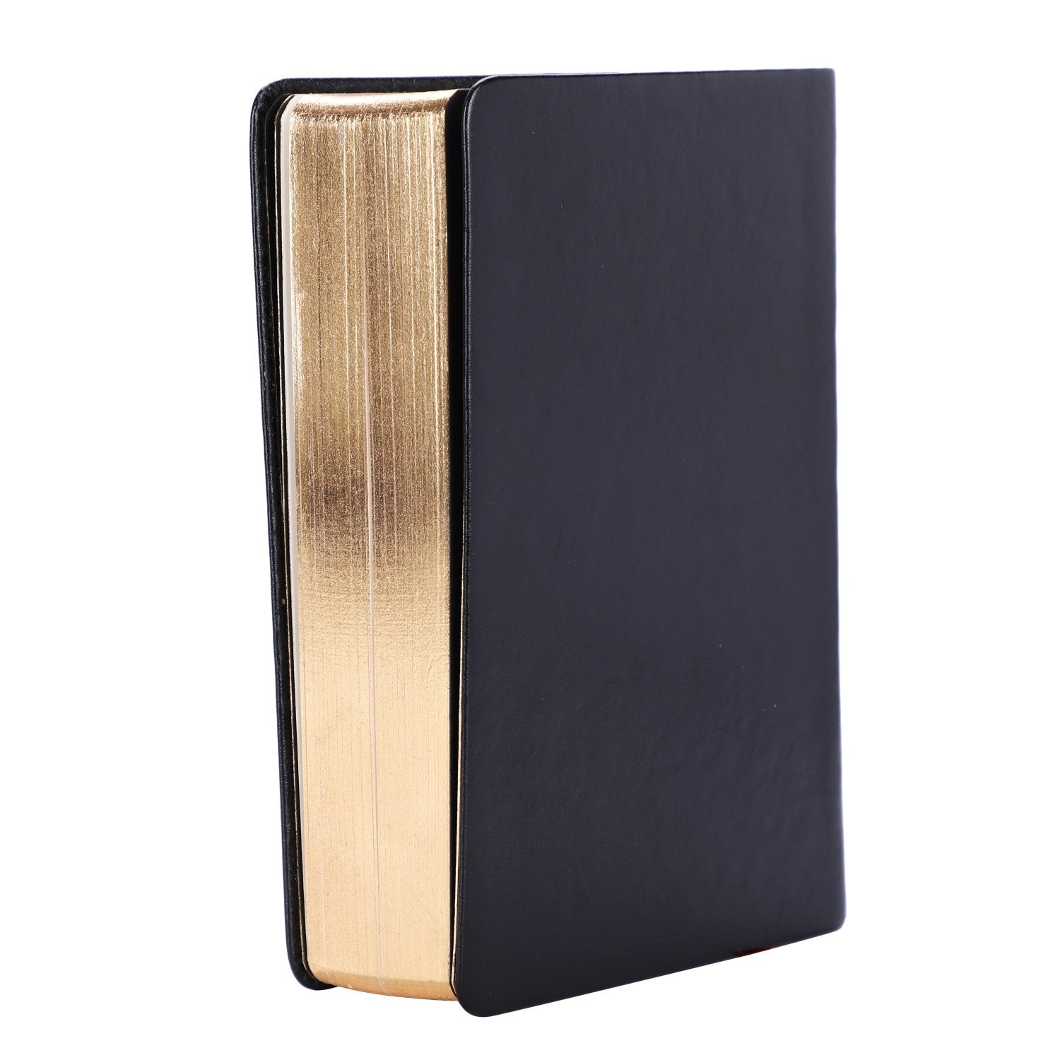 ITODA Blank Bible Notebook Journals Unlined Vintage PU Leather Cover Black
