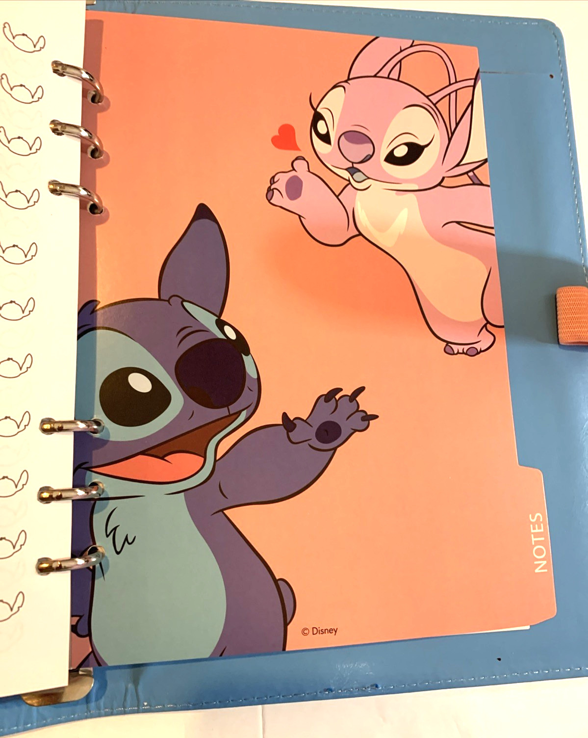 Disney STITCH & ANGEL Agenda Monthly Weekly To Do List Notes Lilo & Stitch Movie