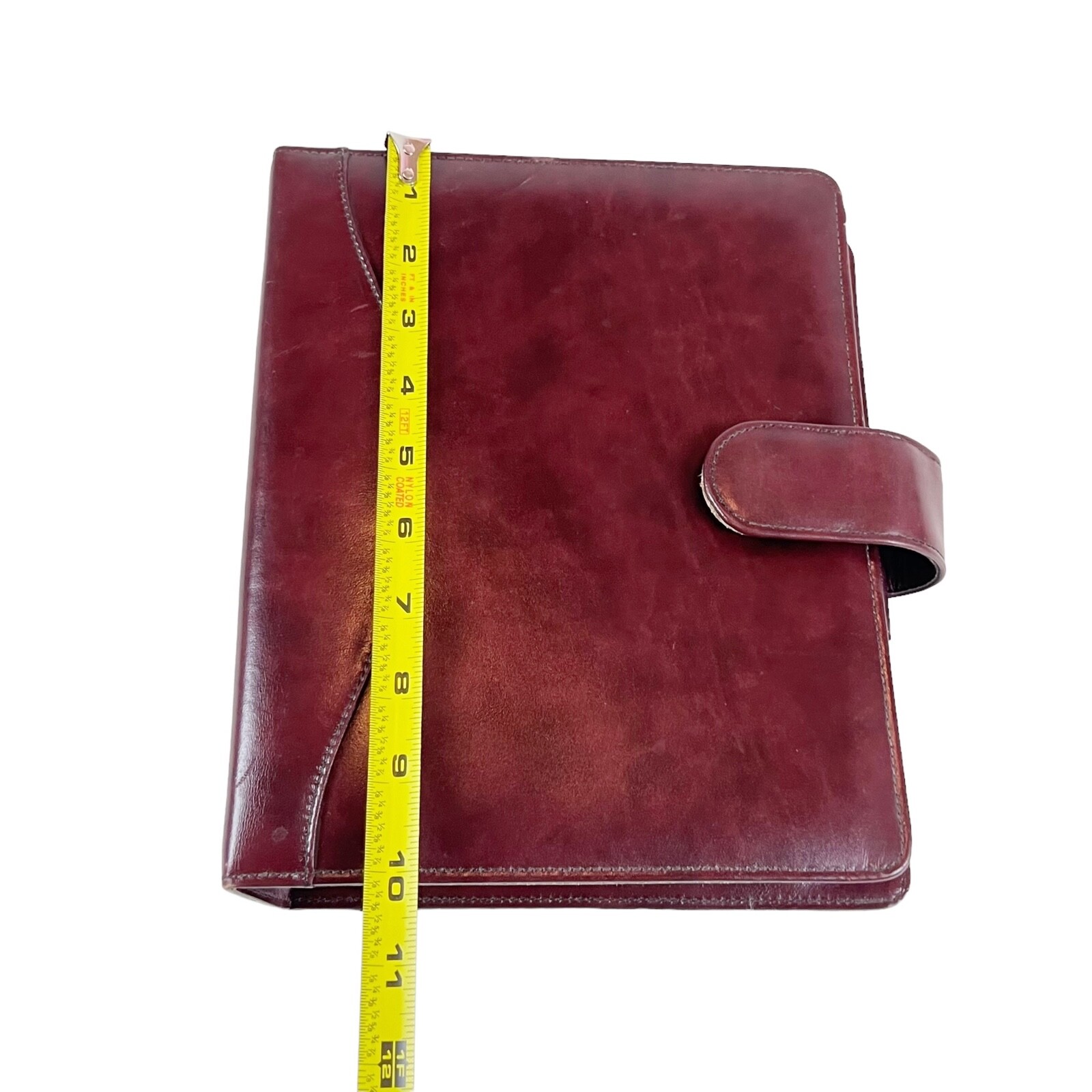 Con Conti Leather 3 Ring Calendar Organizer Binder Zip Pouch Harper House System
