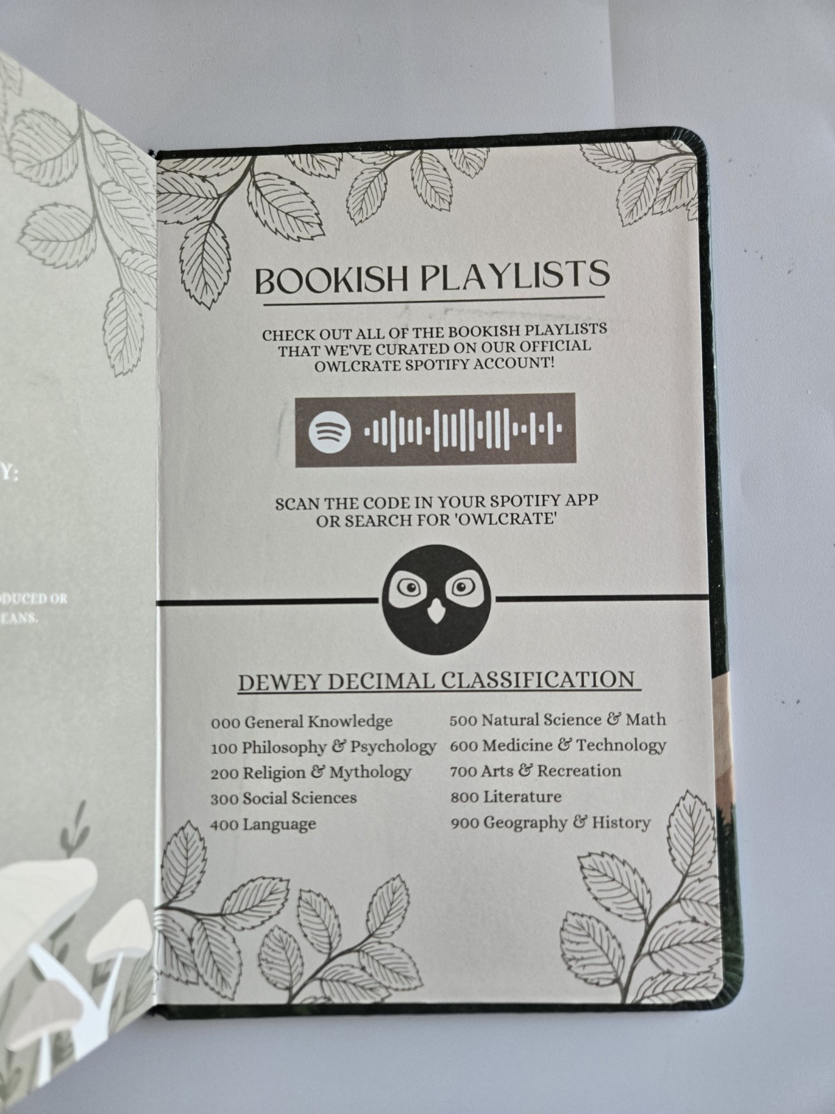 Owlcrate Reading Planner Journal Notebook Any Year Ribbon Bookmarks New