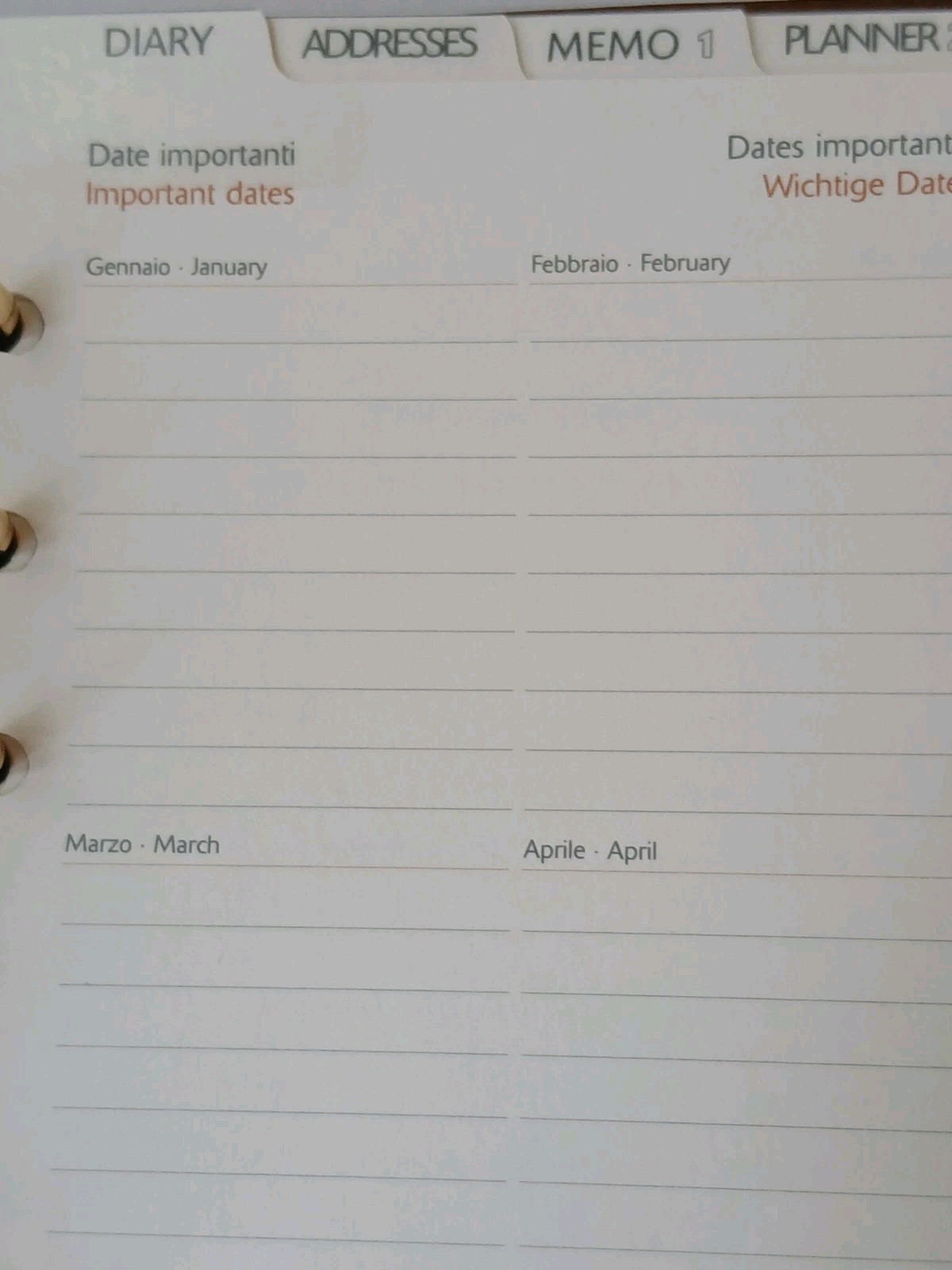 Personal Organizer BROOKS Brothers ,Tweed & Leather ADGENDA /PLANNER + Pen NWOB