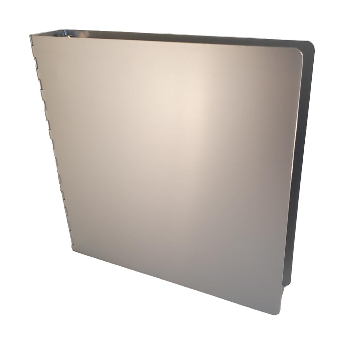 – 3-Ring 2″ Binder RD-29 · Anodized Aluminum Silver · 11-5/8″ x 10-1/4″ x 2-2…
