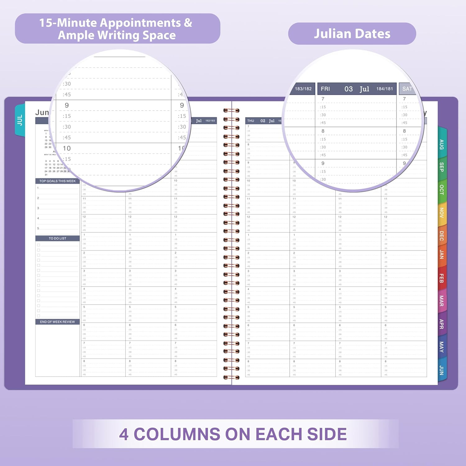 2026-2027 Weekly Appointment Book – Daily Planner 2026-2027 from July 2026