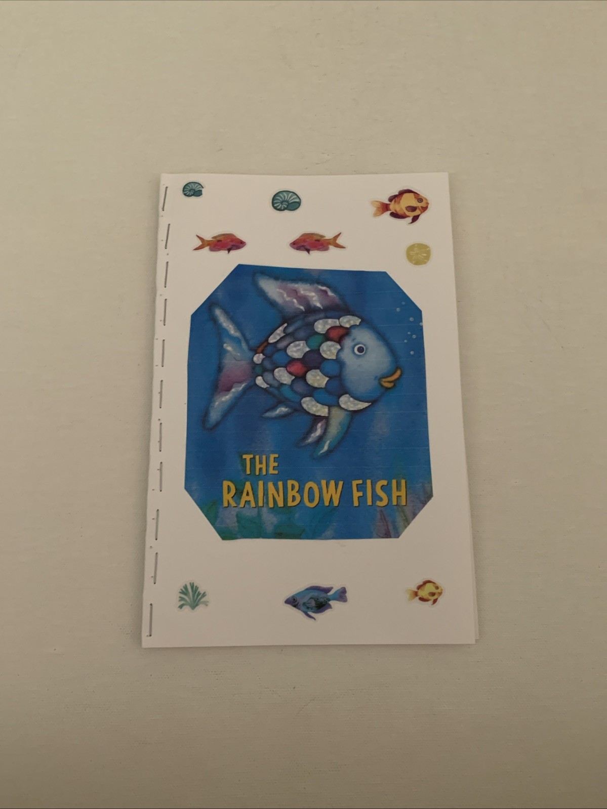 Handmade Rainbow Fish Notebook | Ocean Theme Lined Journal 1 Set