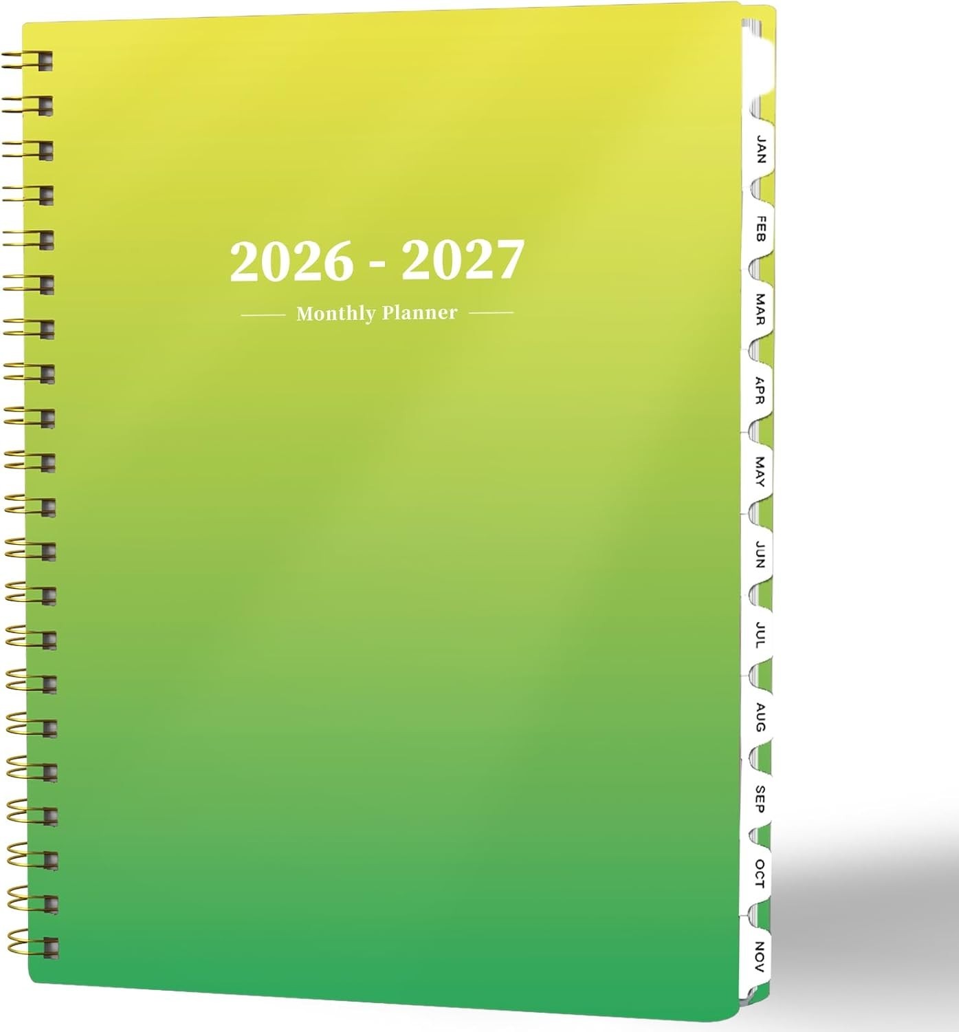 Elegant 2026 Monthly Planner with Waterproof Cover – 24 of Planning