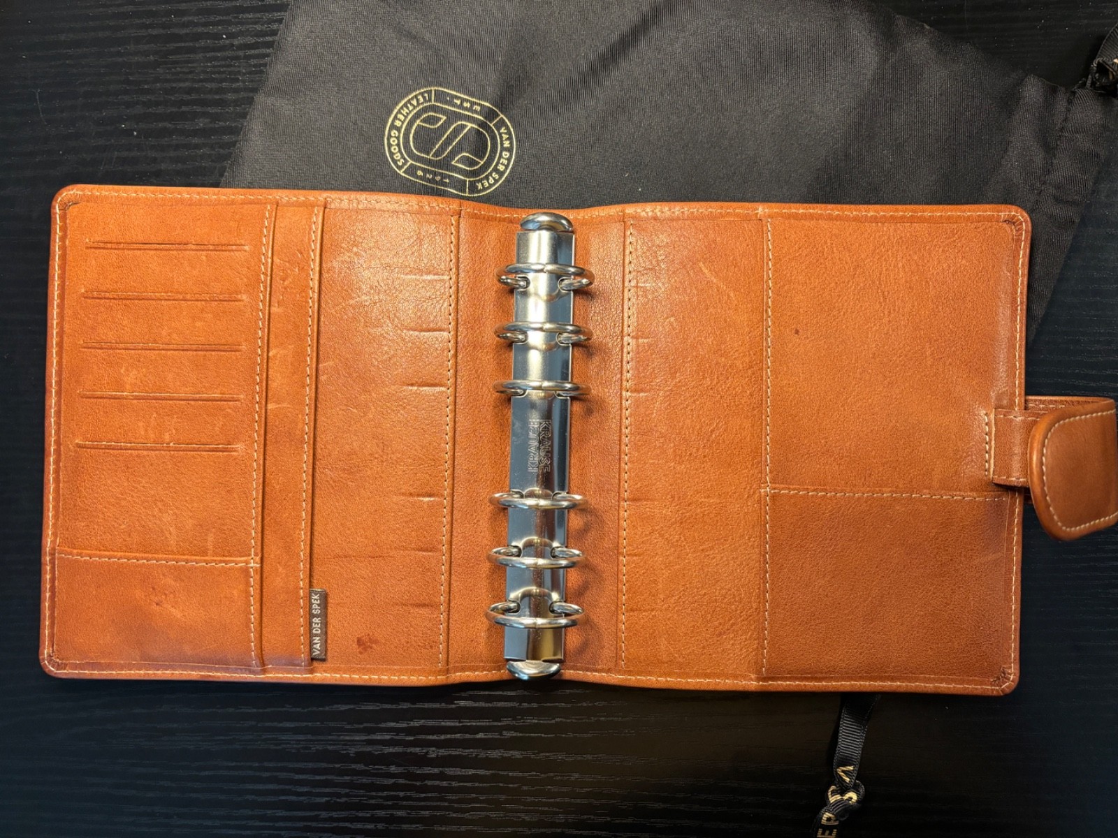 Van Der Spek A6 Planner with Dust Bag and Box Custom Made Genuine