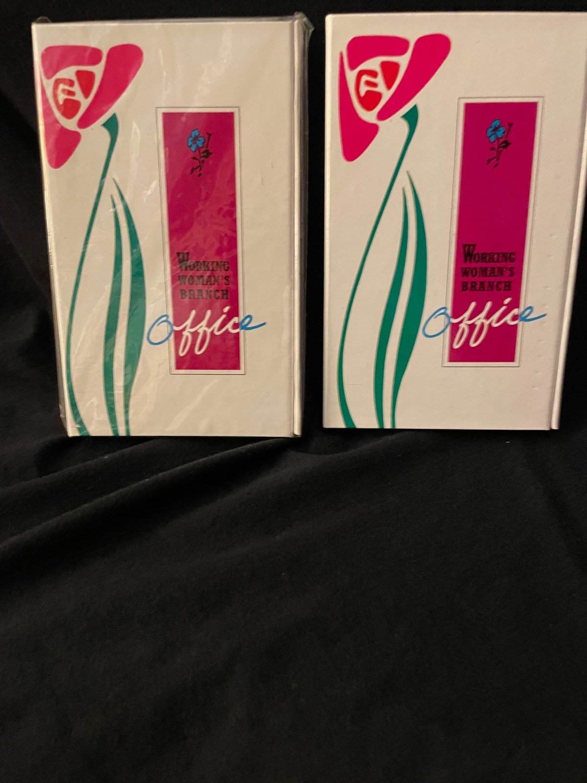 1994 Working Woman’s Branch Office Pocket Desk Organizer White Floral Sealed New
