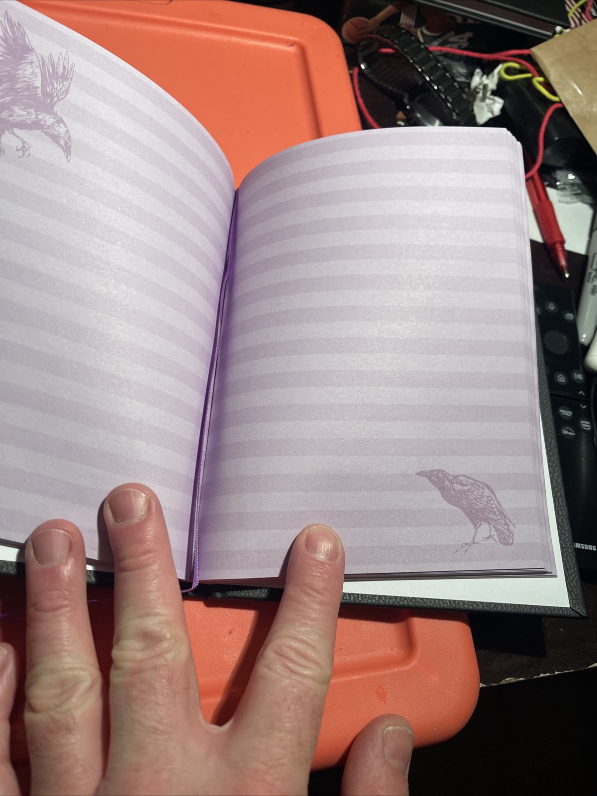 Wednesday – This is My Writing Time 2022 Diary Notebook Silhouette Typewriter
