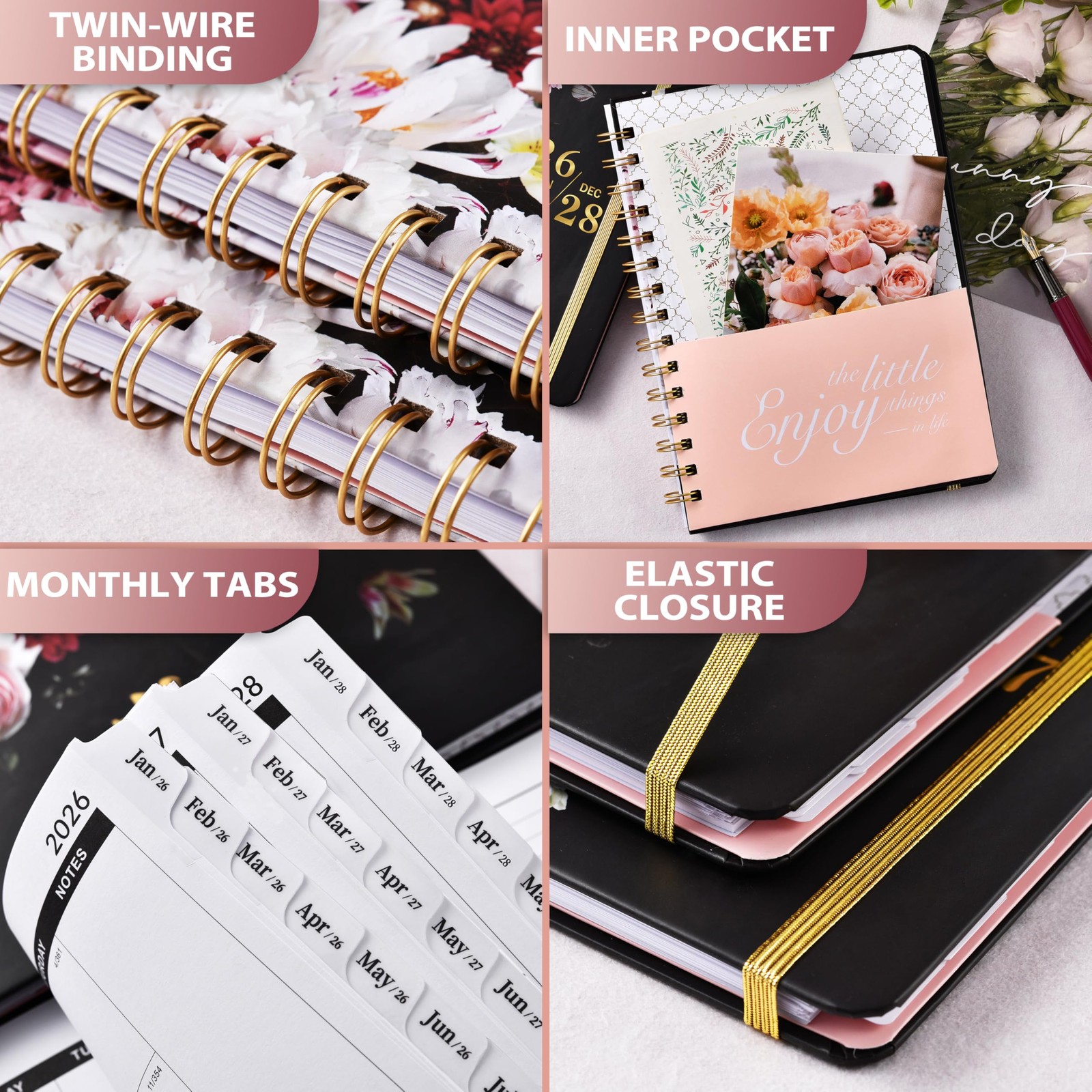2026-2028 Monthly Planner/Calendar – 3 Year Monthly Planner 2026-2028, JAN. 2…