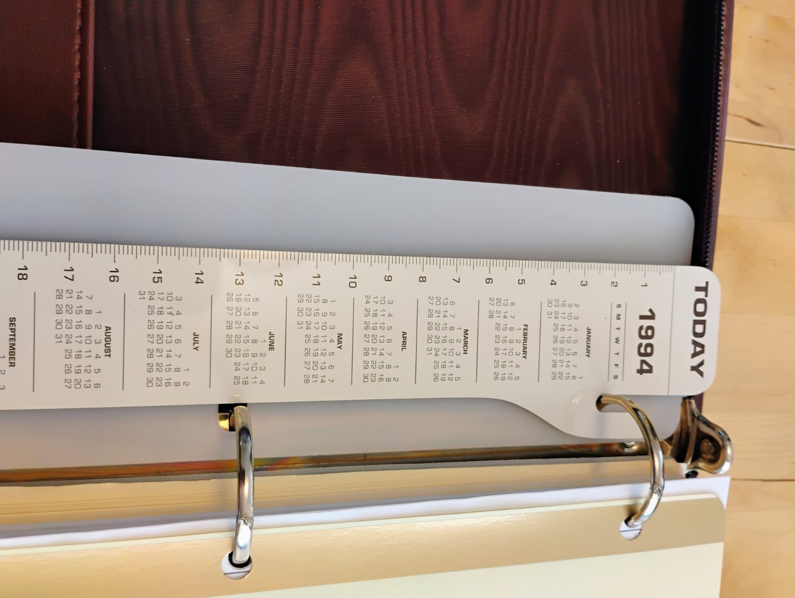 Time System A5 Leather Binder zip closure Pentel P225 Pencil CLEAN 1994 Planner