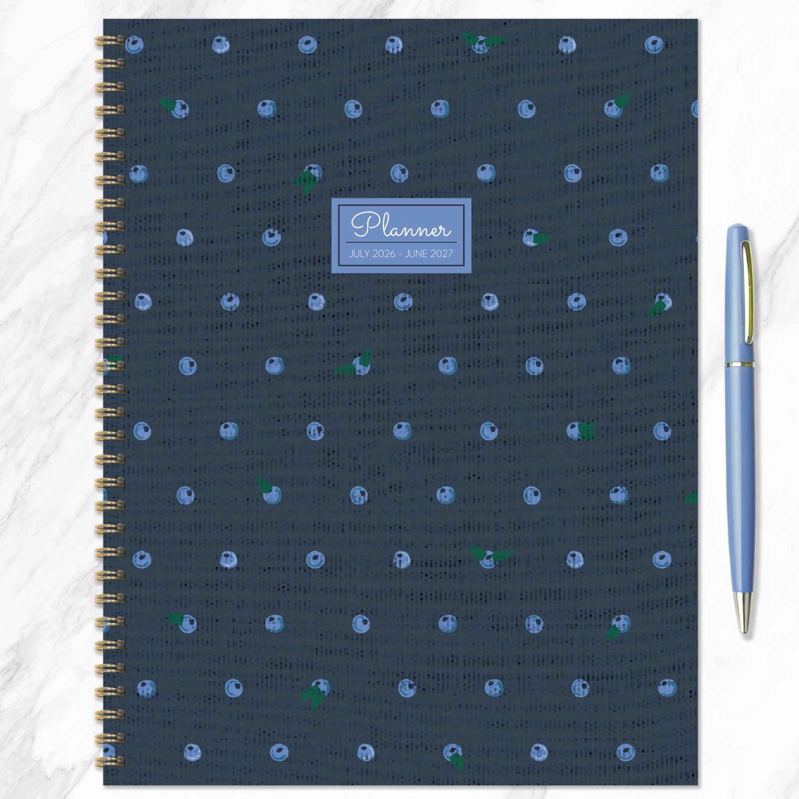 July 2026 – June 2027 Very Berry Large Weekly Monthly Planner