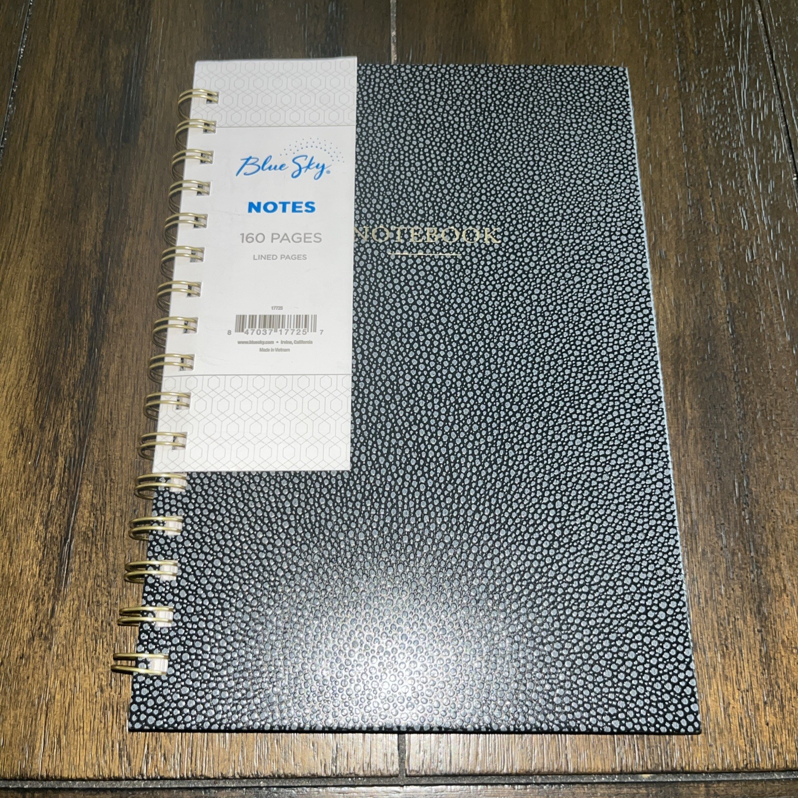 Blue Sky Professional Hardcover Executive Notebook, 160 Ruled Pages NEW!