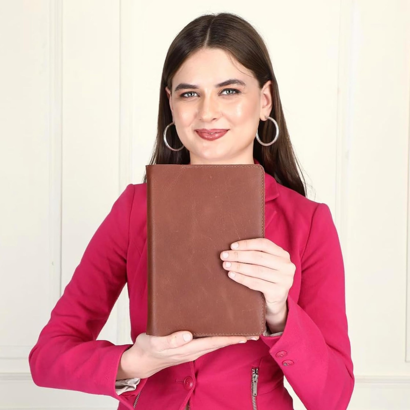 Leather Journal Cover | 5.75×8.25 Notebook Medium A5 | Refillable Cahier | L