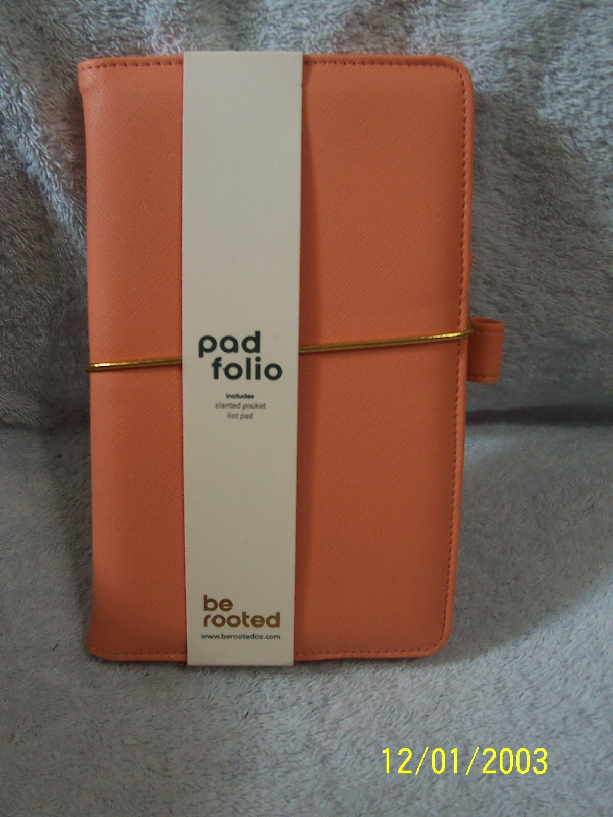 Faux Leather Pad Folio Slanted Pocket List Pad By Be Rooted