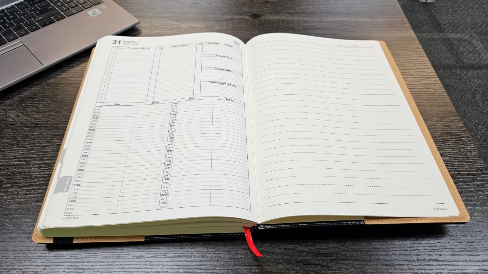 The Ultimate Life Planner/Diary A4 Leather cover, perfect bound, free postage!