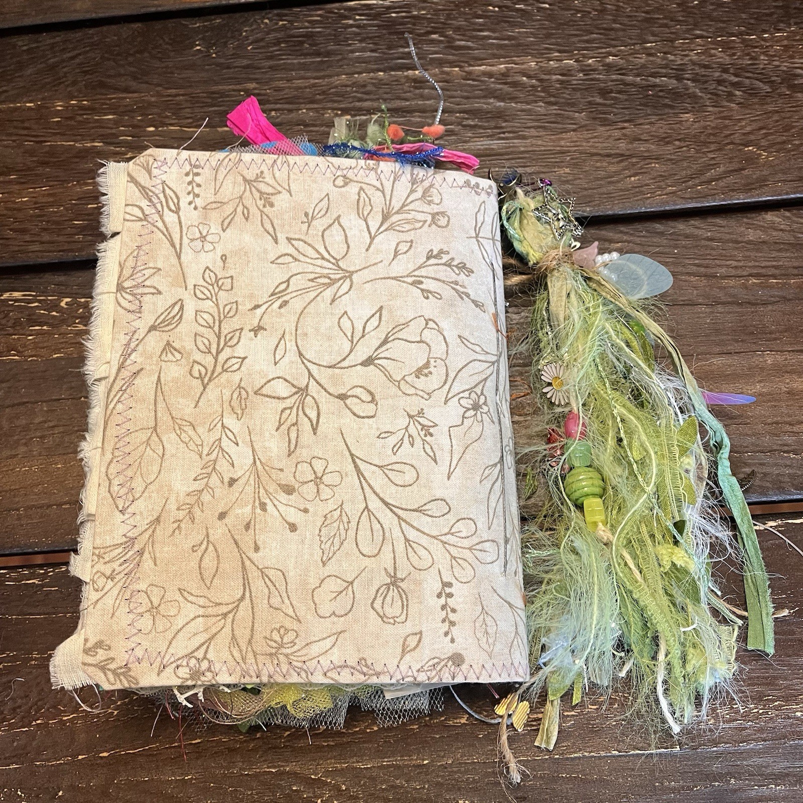 Fairy Junk Journal Grungy Floral Woodland Forest Boho Softcover 3 Signatures