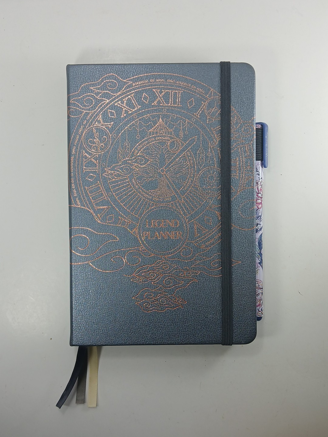 NEW Legend Blue Personal Planner Goal Tracker, w/ Vera Bradley Pin & Stickers