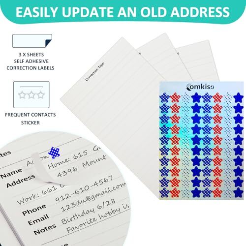 Address Book with Individual Alphabetical Tabs Laminated, Large B. Aquamarine