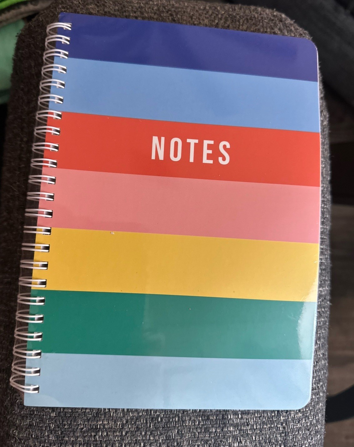 2 Pc Colorful Weekly Planner Calendar & Spiral Notes Notebook/Journal Set New