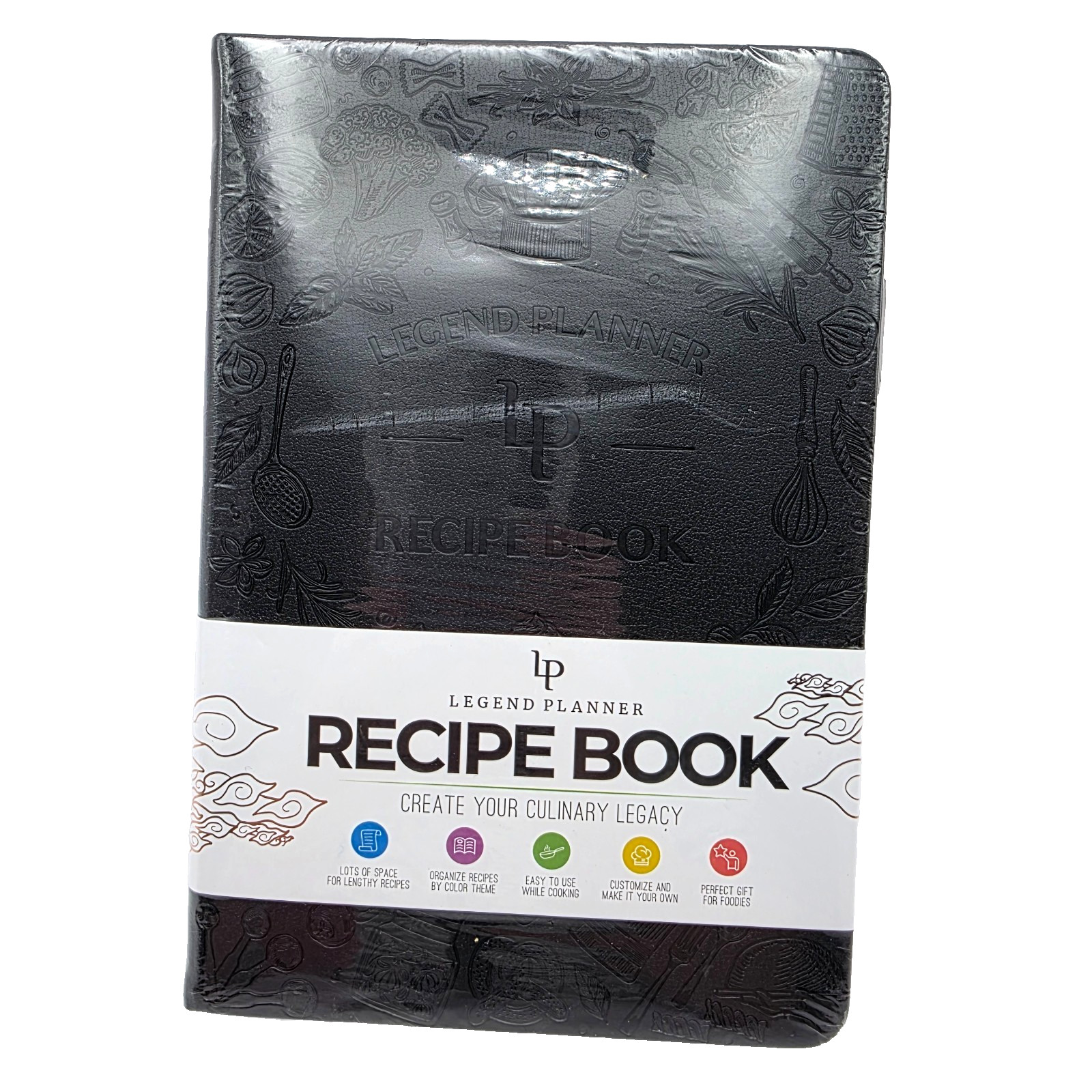 Blank Recipe Book Planner Culinary Organizer Hardbound Write In Your Own Recipes
