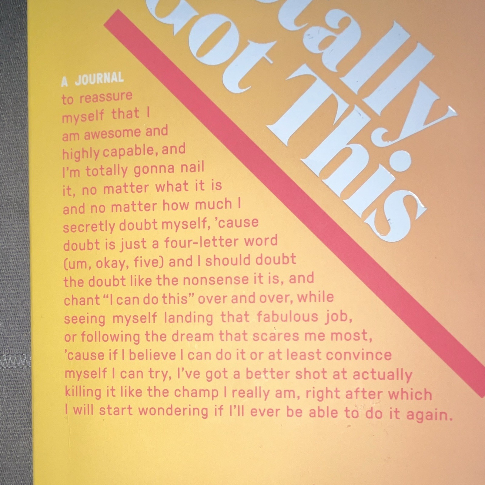 Knock Knock Inner Truth Journal ‘I So Totally Got This’ Cardboard Cover Diary