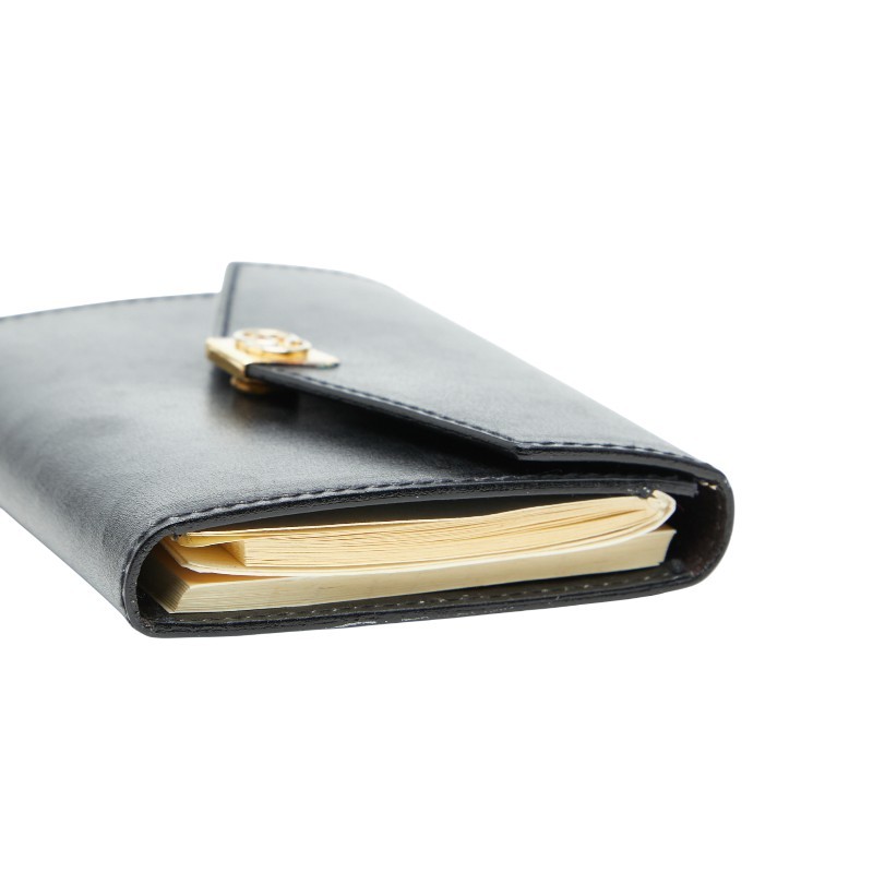 Gucci Notebook Cover 031 379 4328 Black Leather Women’s Ballpoint Pen Box