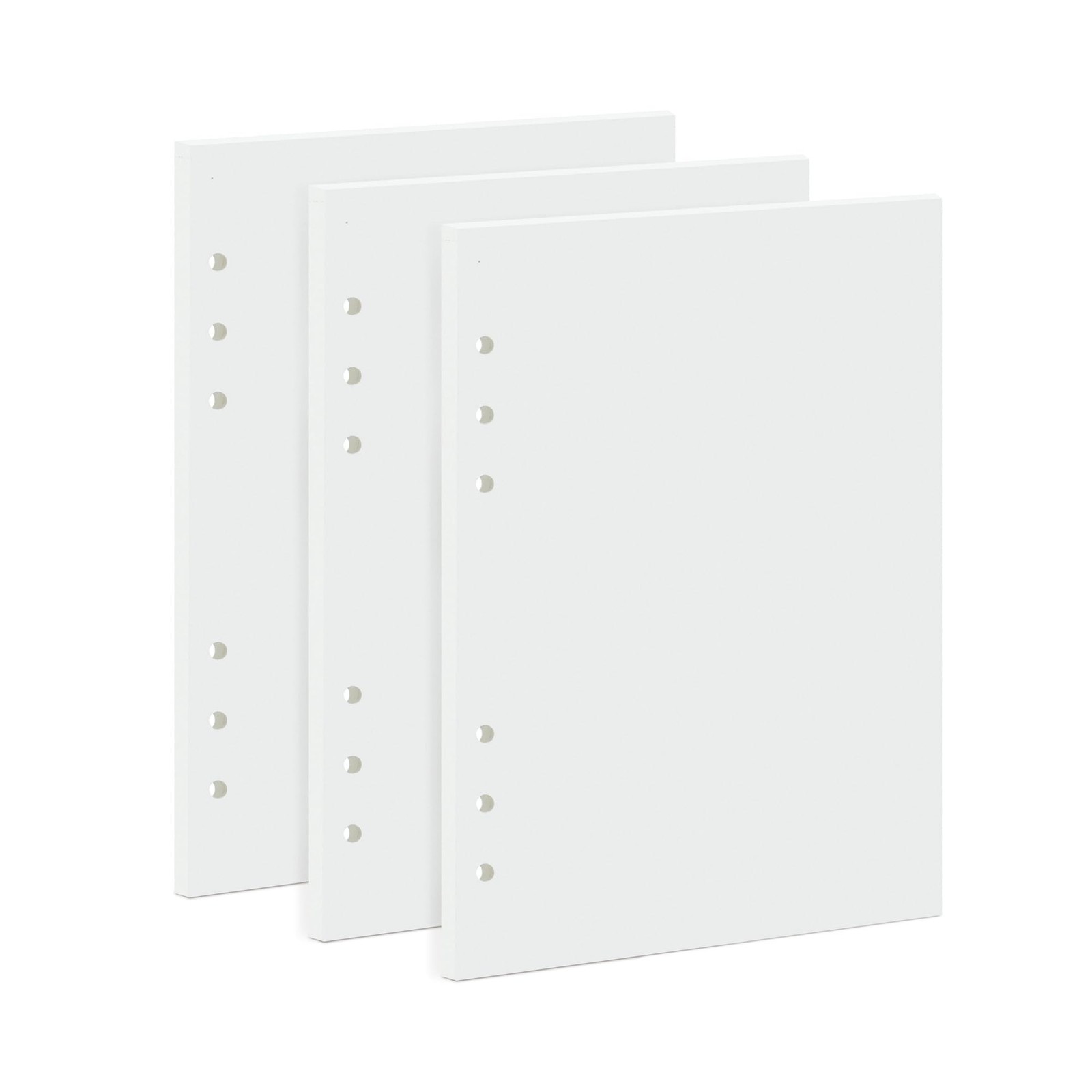A5 Loose Leaf Refill Paper, 210x142mm, 135 Sheets Plain White Planner Refills…