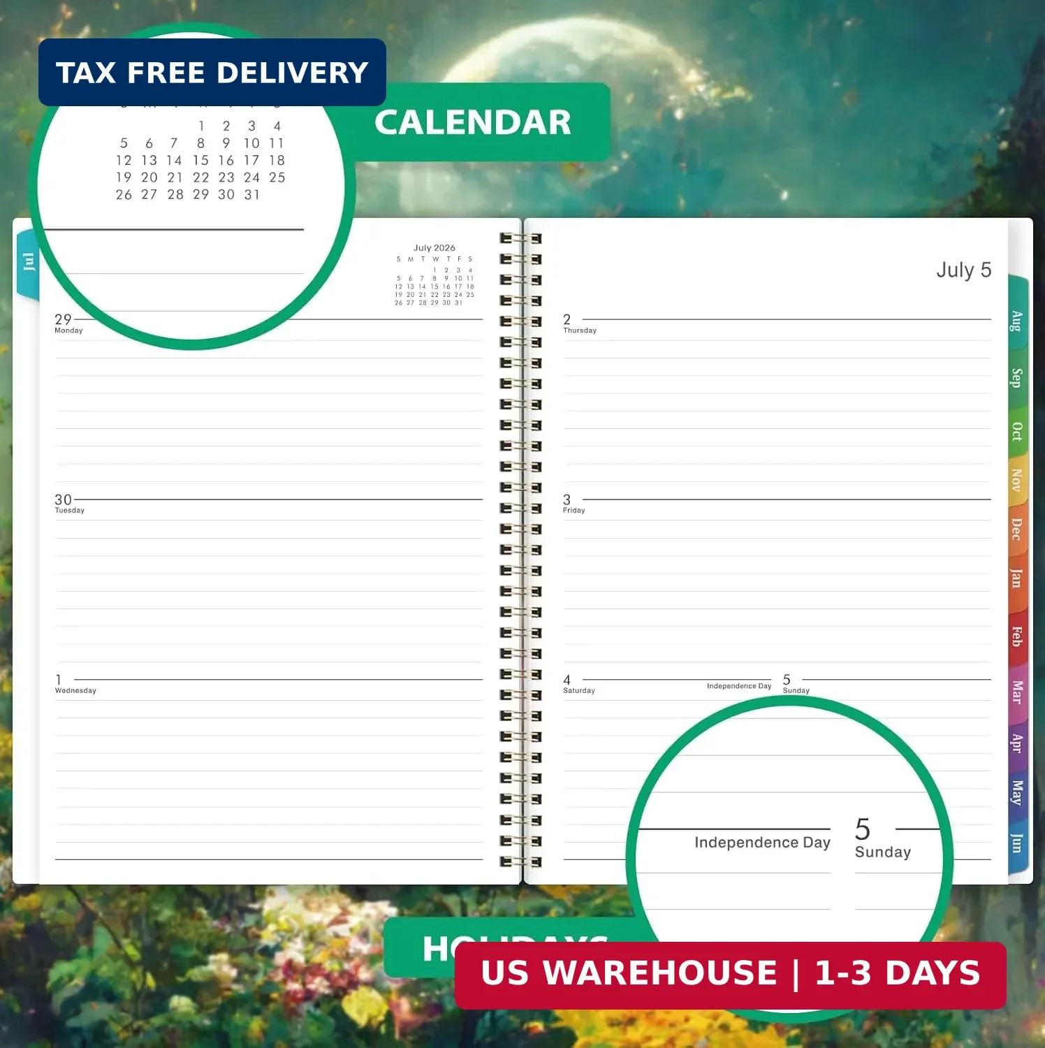 Planner 2026-2027 – Academic Planner 2026-2027, Jul.2026 – Jun.2027, 9″ x 11″, 2