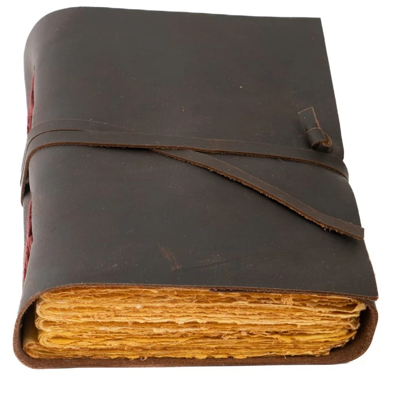 Leather Journal10x13–Handmade Deckle Edge Diary,200 Page|Large Writing Notebook
